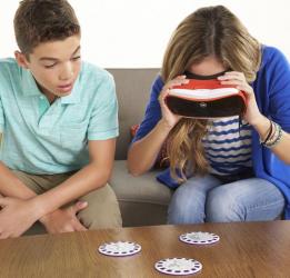 Viewmaster Virtual Reality Starter Pack in use